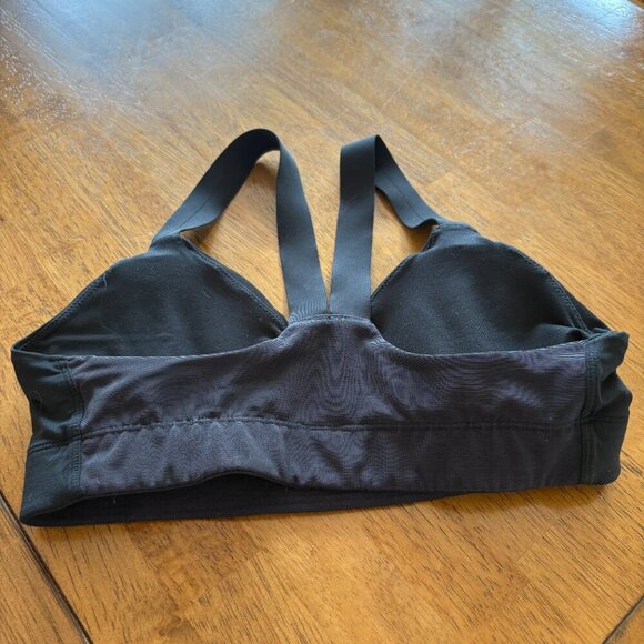 Brooks Black Sport Bra Size M Racer Back Removable Pads - Picture 7 of 11